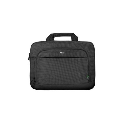 TRUST - Sydney Eco-friendly Slim laptop bag for 14 laptops - Μαύρο