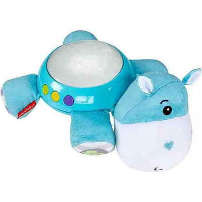 FISHER PRICE - HIPPO PLUSH TOY CUDDLE PROJECTION SOOTHER (CGN86)