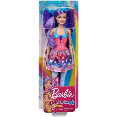 Mattel Barbie Dreamtopia - Fairy Doll with Purple Wings (GJK00)