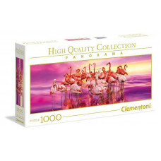 AS Clementoni Puzzle - High Quality Collection Panorama - Flamingo Dance (1000pcs) (1220-39427)