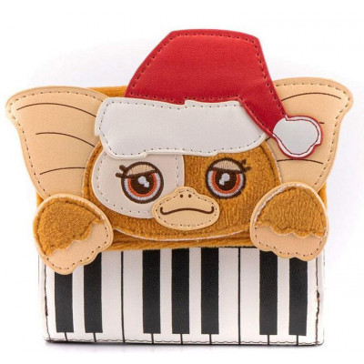 Loungefly Gremlins Gizmo Holiday Keyboard Cosplay Zip Around Wallet (GREWA0001)