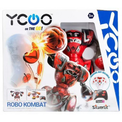 AS Silverlit: Τηλεκατευθυνομενο Ρομποτ Robo Kombat - Μονη Συσκευασια Red (7530-88054)