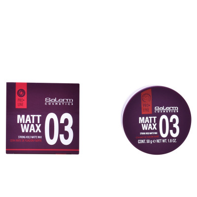 Salerm Cosmetics Matt Wax Strong Hold Matte Wax 50g