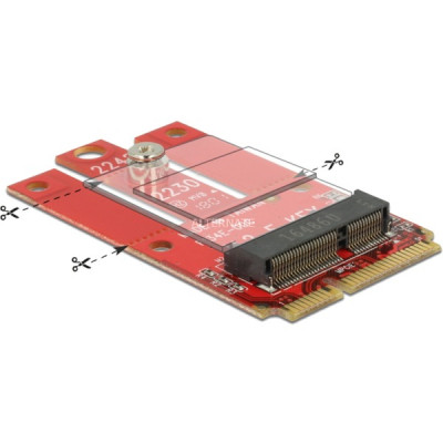 Adapter Mini PCIe > M.2 Key E Slot