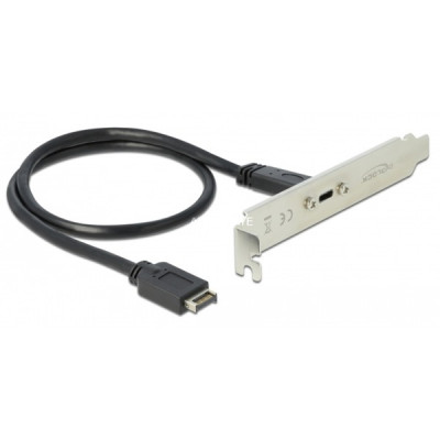 Slotblech mit 1x USB Type-C Port Adapter