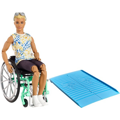 Barbie Fashionistas Ken Puppe (blond) mit Rollstuhl