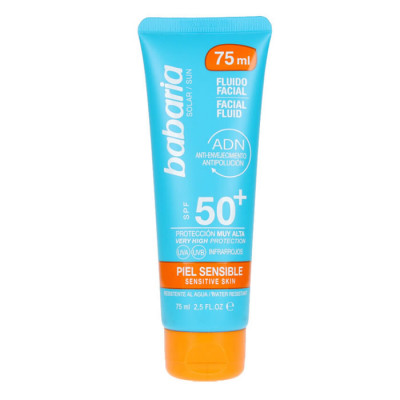 Babaria Face And Neck Sun Cream Anti Spot Wrinkle Spf50 75ml