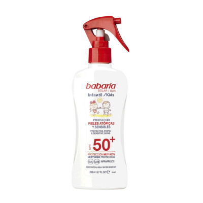 Babaria Sunscreen Spray For Children Atopic & Sensitive Skin Spf50+ 200ml