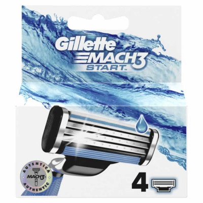 Gillette Mach3 Start Refill 4 Units