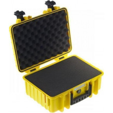 B&W Outdoor Case Type 6000 yellow with pre-cut foam insert (6000/Y/SI)