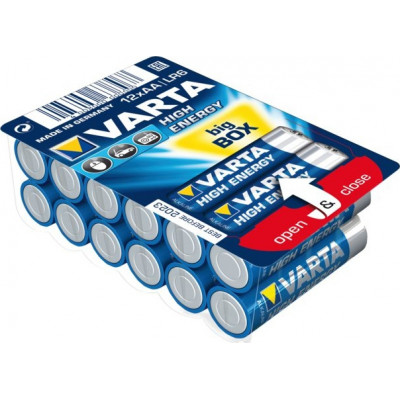 1x12 Varta High Energy AA LR 6 Ready-To-Sell Tray Big Box