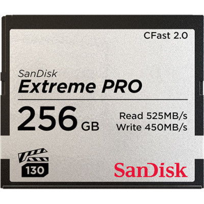 SanDisk CFAST 2.0 VPG130   256GB Extreme Pro     SDCFSP-256G-G46D