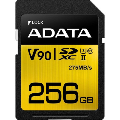 ADATA SDXC UHS-II U3 Class 10 256GB Premier One