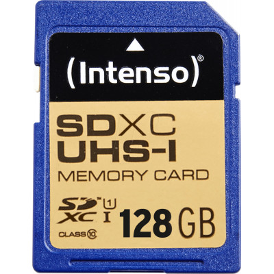 Intenso SDXC Card          128GB Class 10 UHS-I