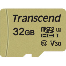 Transcend microSDHC 500S    32GB Class 10 UHS-I U3 V30 + Adapter