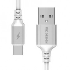 Charging Cable WK TYPE-C White 1m WDC-073 Auto Cut-Off
