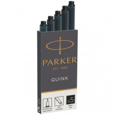 1x5 Parker ink cartridge Quink black
