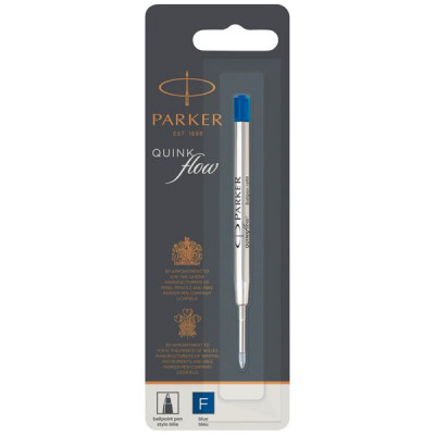 Parker Quinkflow Refill F blue Ballpoint Pen (Blister)