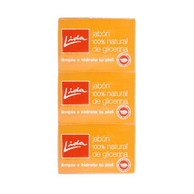 Lida Glycerin Natural Soap 3 Units
