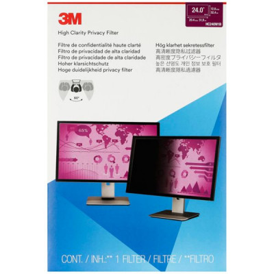3M HC240W1B Privacy Filter High Clarity 24 16:10