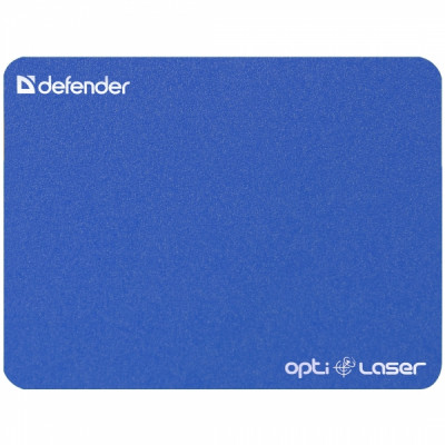 DEFENDER MOUSEPAD OPTI-LASER 220X180X0.4mm blue