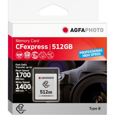 AgfaPhoto CFexpress        512GB Professional High Speed