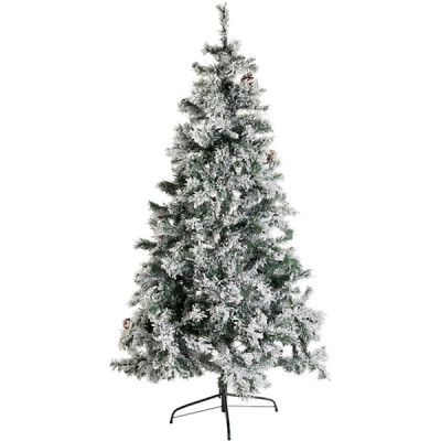 LOca Nera Christmas tree with snow H 210cm incl.370 leds