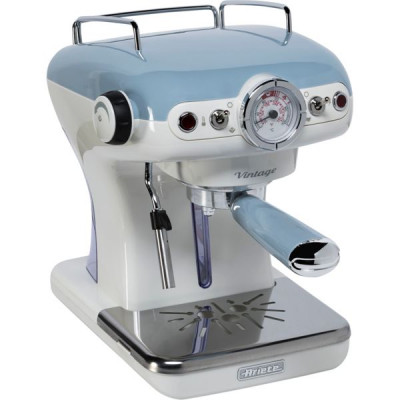 Ariete Vintage Espresso Machine, Blue 00M138915AR0