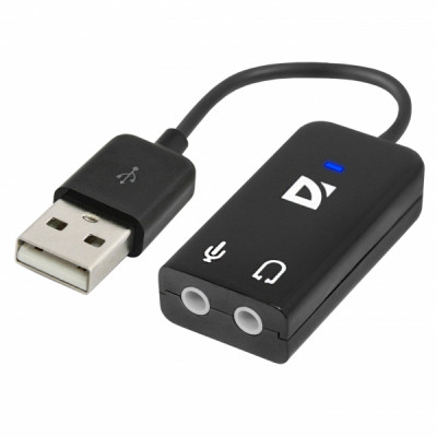 DEFENDER EXTERNAL USB SOUND CARD 10cm FOR 3.5 mm jack