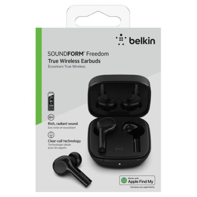 Belkin Soundform Freedom True Wireless In-Ear schw. AUC002glBK