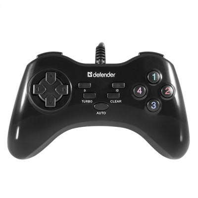 DEFENDER GAME MASTER 2 GAMEPAD WIRED CONTROLLER PC 13 BUTTONS