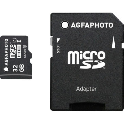 AgfaPhoto Mobile High Speed 32GB MicroSDHC Class 10 + Adapter