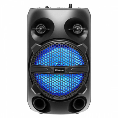 DEFENDER PORTABLE BLUETOOTH SPEAKER BOOMER 15 black BT/FM/USB/TF/AUX/Light