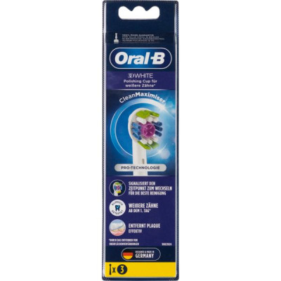 Braun Oral-B brush heads Clean 3D White 3er CleanMaximiz