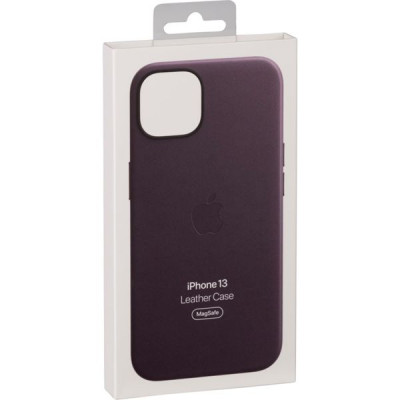 Apple iPhone 13 Leather Case MagSafe - Dark Cherry