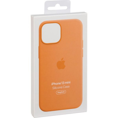 Apple iPhone 13 mini Silicone Case, MagSafe - Marigold