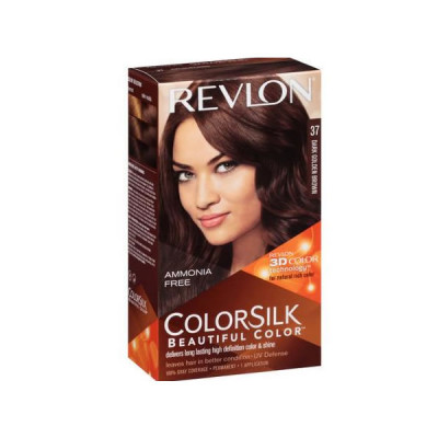 Revlon Colorsilk Ammonia Free 37 Dark Golden Brown 