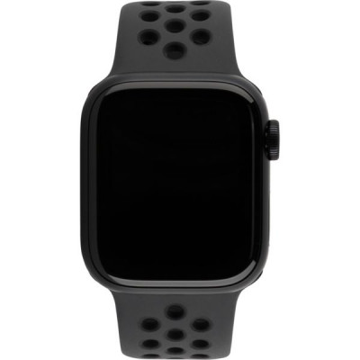 Apple Watch Nike 7 GPS 41mm Alu Mitternacht Sport Anthr./Schwarz