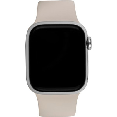 Apple Watch 7 Cell, 41mm Edelst. Silber, Sport Polarstern