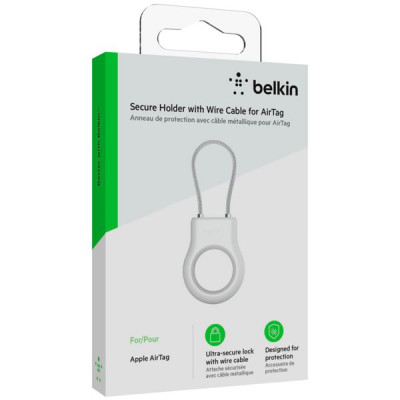 Belkin Secure Holder Wire Loop Apple AirTag, white MSC009btWH