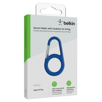 Belkin Secure Holder m.Karabiner για Apple AirTag Blue MSC008btBL