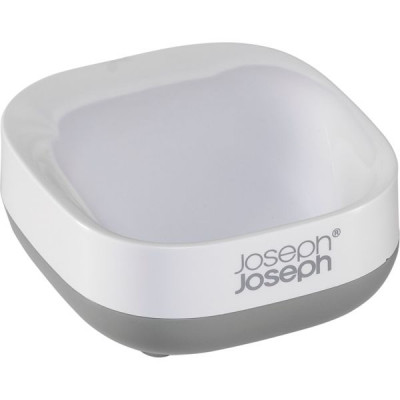 Joseph Joseph Slim Compact Soap Dish  Grey/White