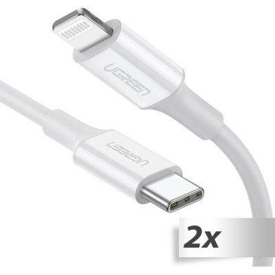 2x1 UGREEN Lightning To Type-C Cable