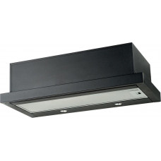 Cooker hood telescopic, under-cabinet AKPO WK-7 LIGHT ECO 60 CZARNY (265,5 m3/h; 600mm; black color)