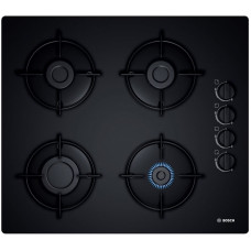 Gas cooktop BOSCH  POP6B6B10 (4 fields; black color)