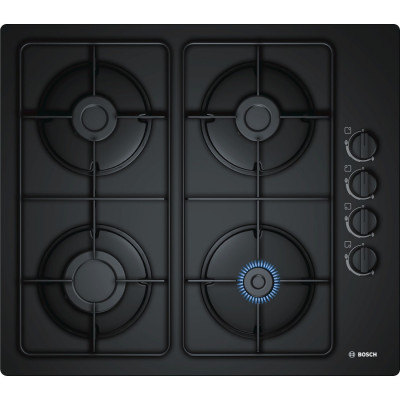 Gas cooktop BOSCH  POP 6B6B80 (4 fields; black color)