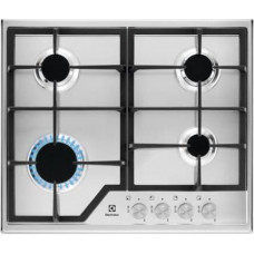 Gas cooktop Electrolux  EGS6426SX (4 fields; silver color)