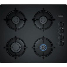 Gas cooktop Siemens  EO 6B6PB10 (4 fields; black color)