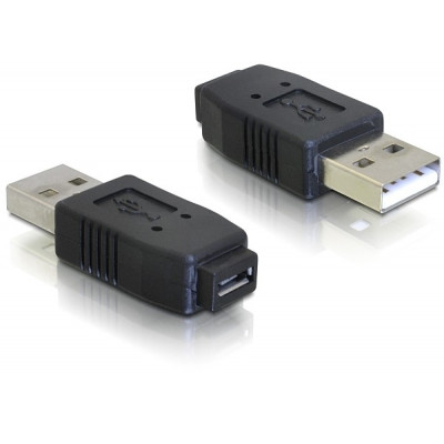 Adapter DELOCK 65029 (USB M - Micro USB F; black color)