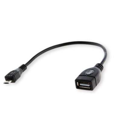 Adapter SAVIO cl-59 (USB F - Micro USB M; 0,20m; black color)